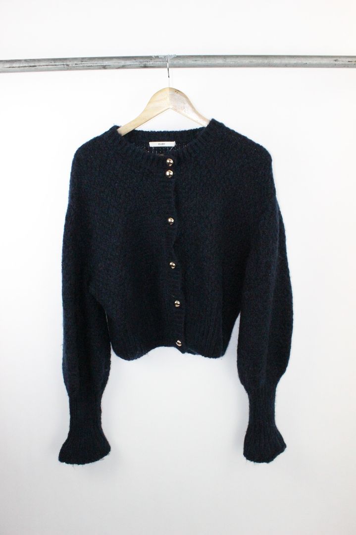 KNIT, RUBY, NAVY, 16
