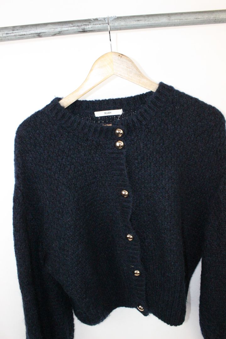 KNIT, RUBY, NAVY, 16
