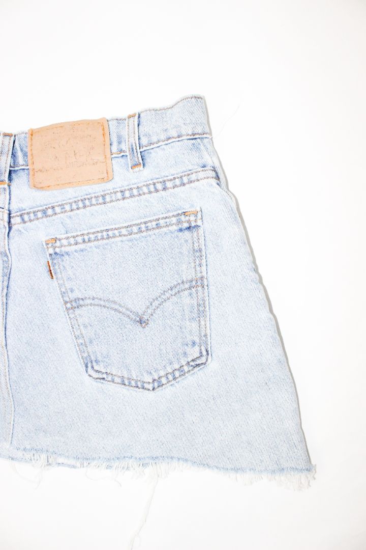 VINTAGE, MINI SKIRT, LEVIS, 8
