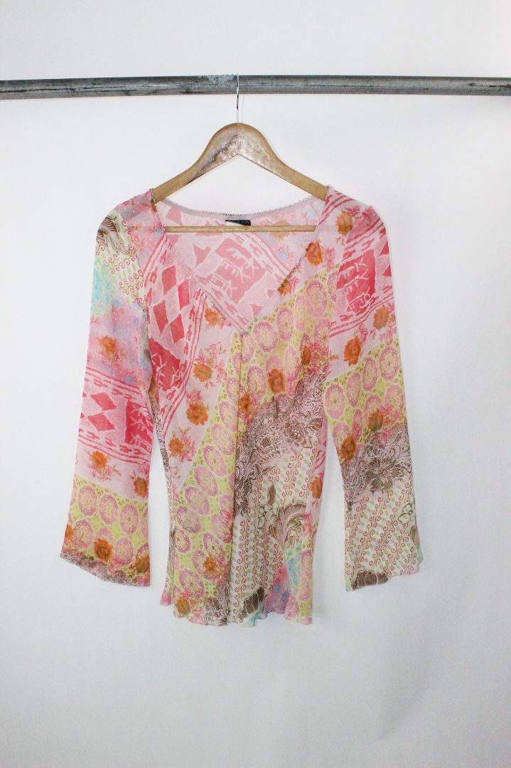 Y2K, BLOUSE, SPIRAL, 10