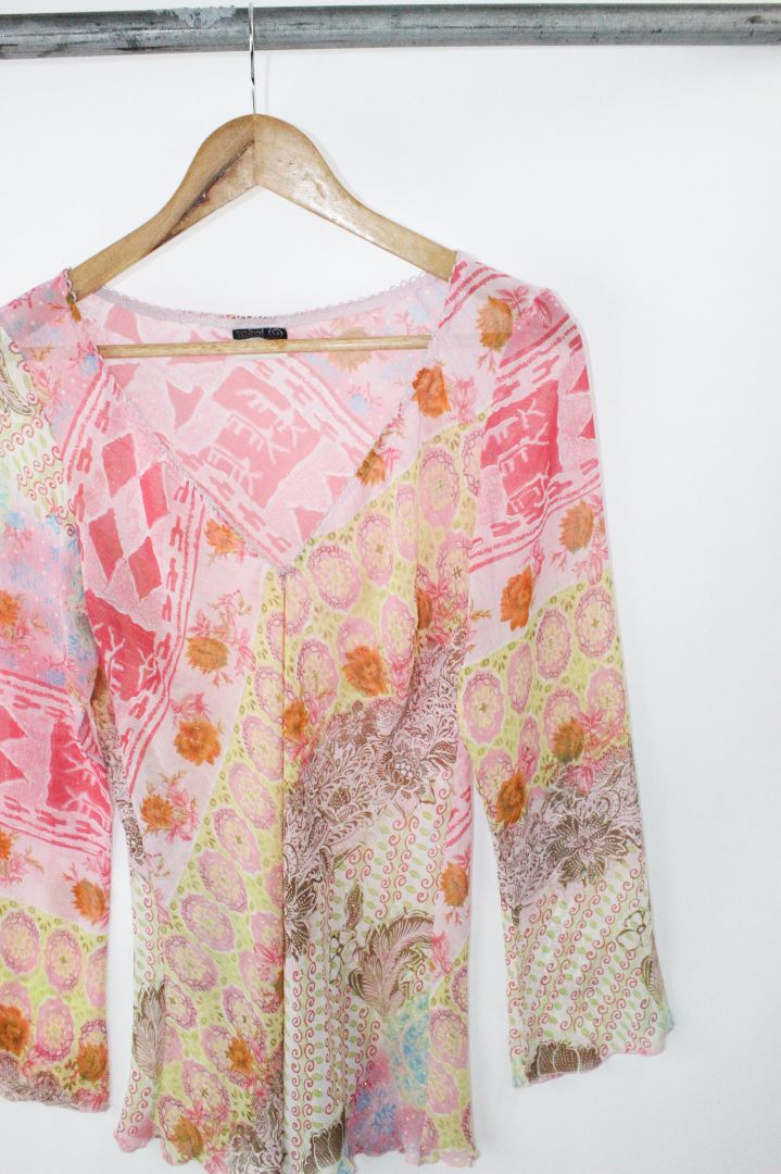 Y2K, BLOUSE, SPIRAL, 10