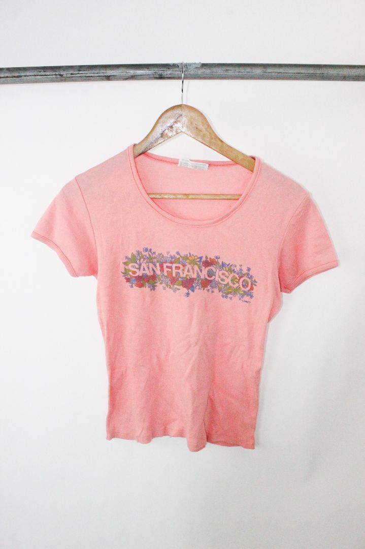 VINTAGE, SS TEE, HANES, M