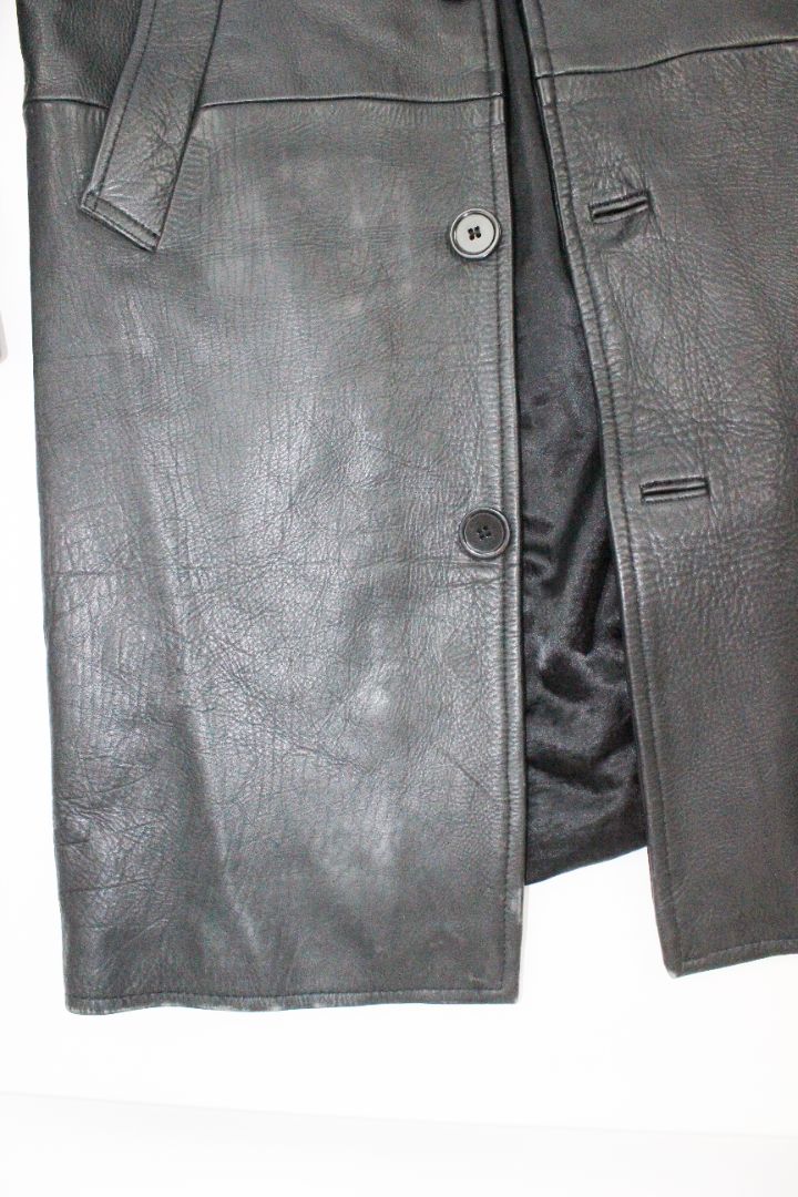 VINTAGE, LEATHER COAT, M