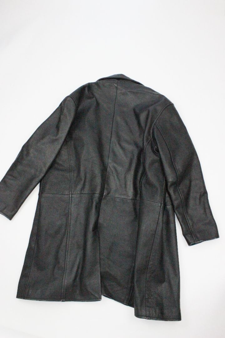 VINTAGE, LEATHER COAT, M