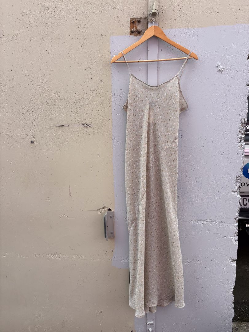 90S, MAXI DRESS, JEAN JONES, M