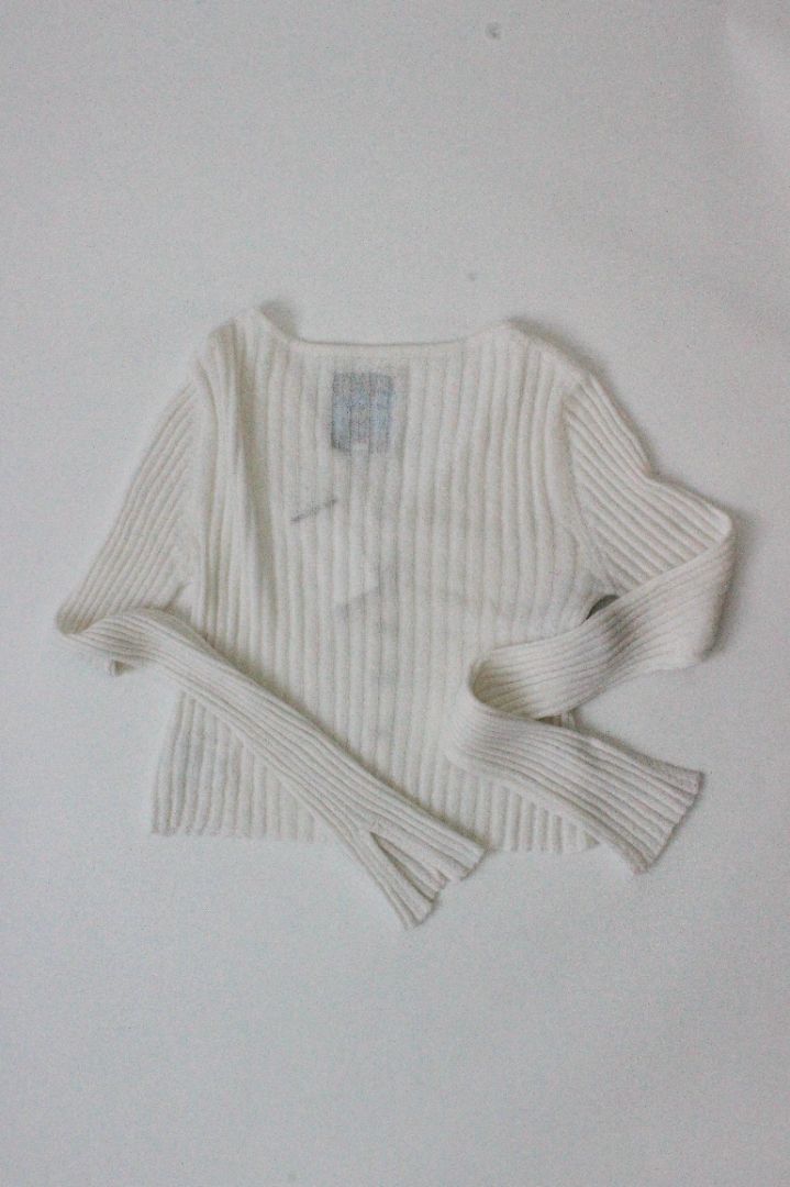 CARDIGAN, UNIF, WHITE, XS, PLD