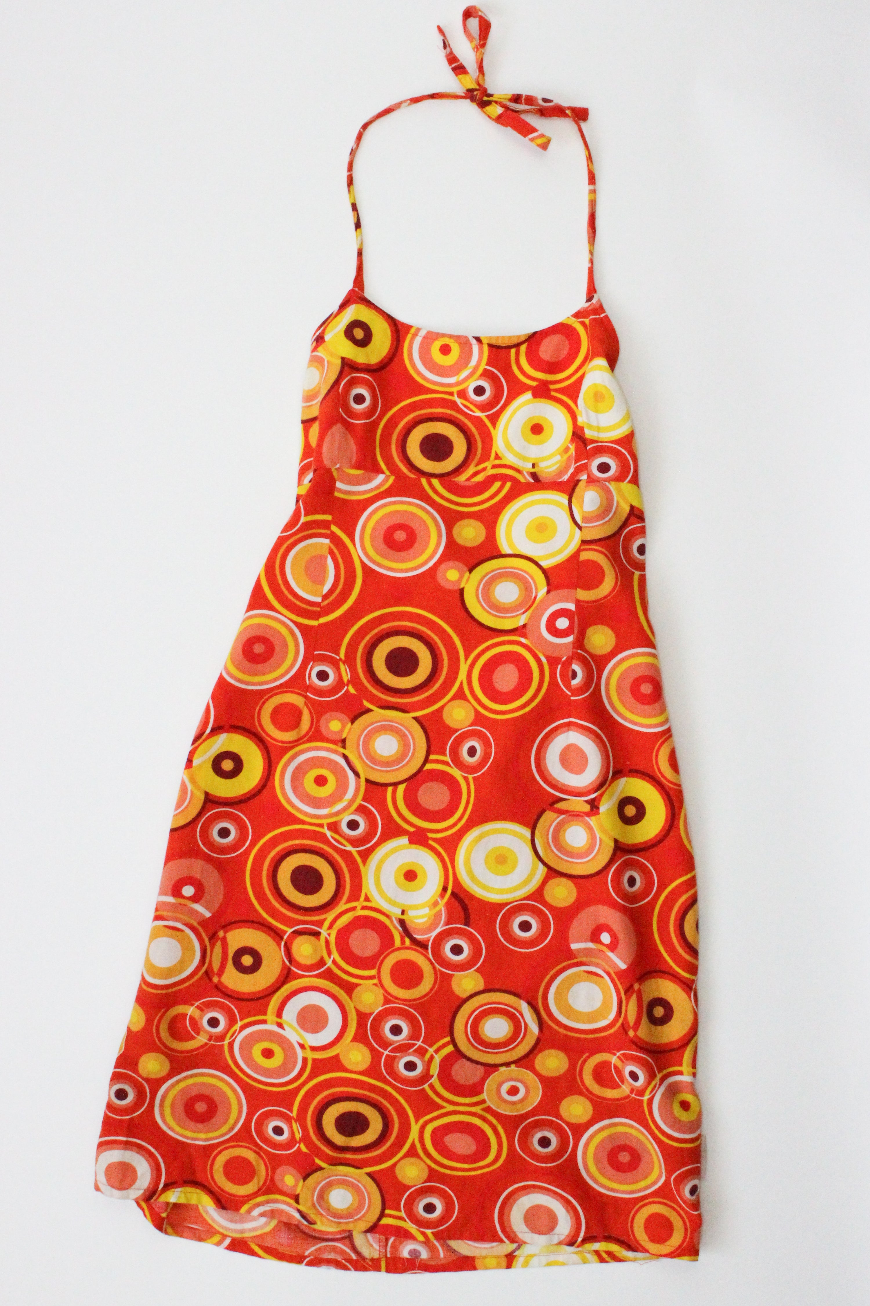 VINTAGE HANG TEN — Halter Dress, XS