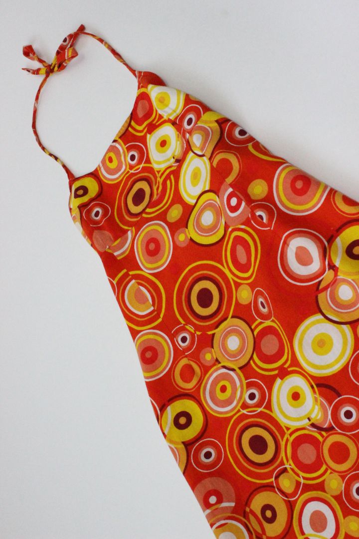 VINTAGE HANG TEN — Halter Dress, XS
