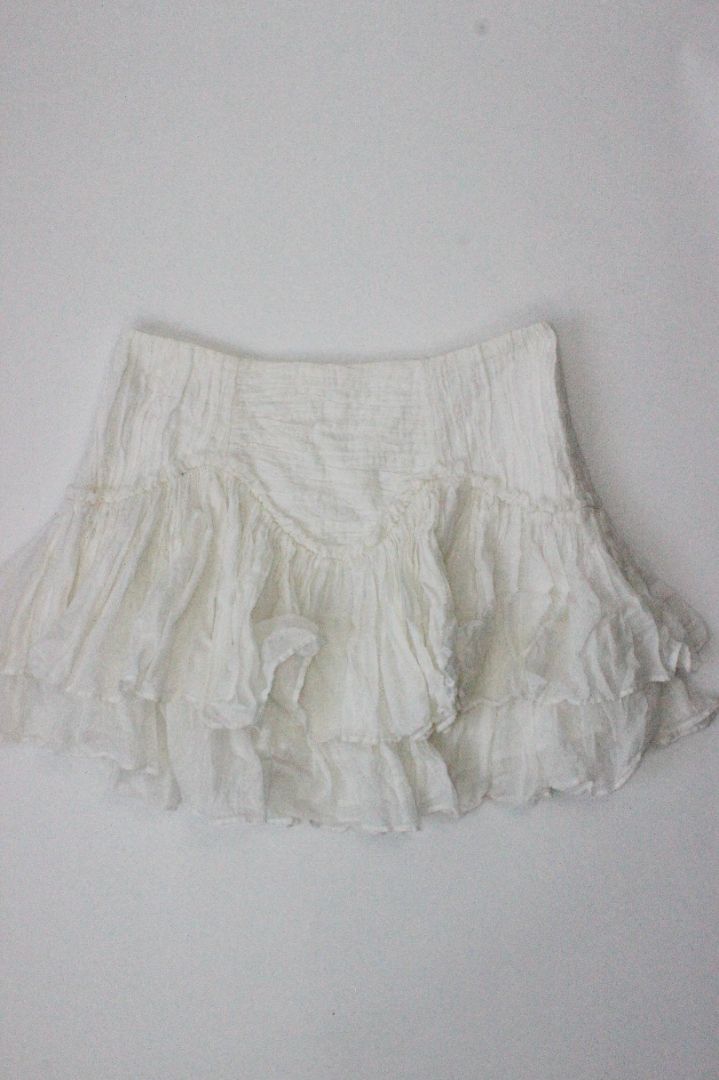AJE — Ruffle Mini Skirt, 12