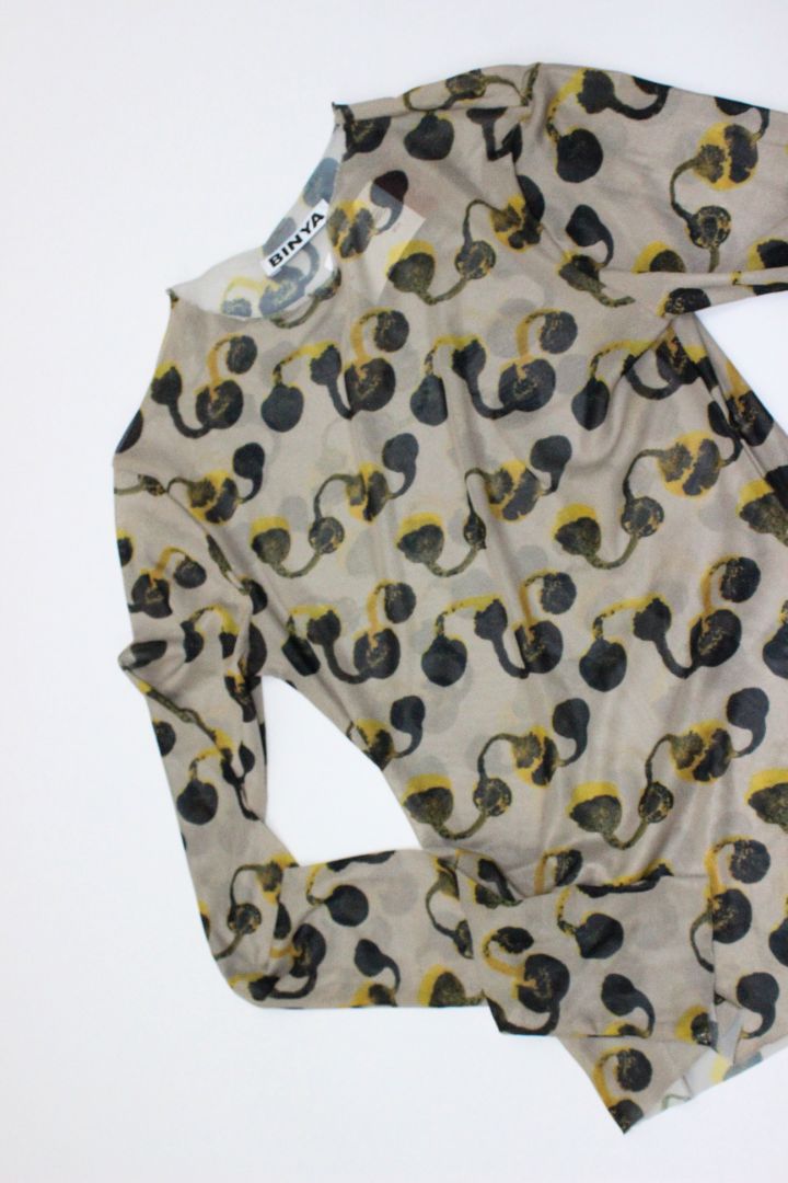 BINYA — Mesh Blouse, XXS