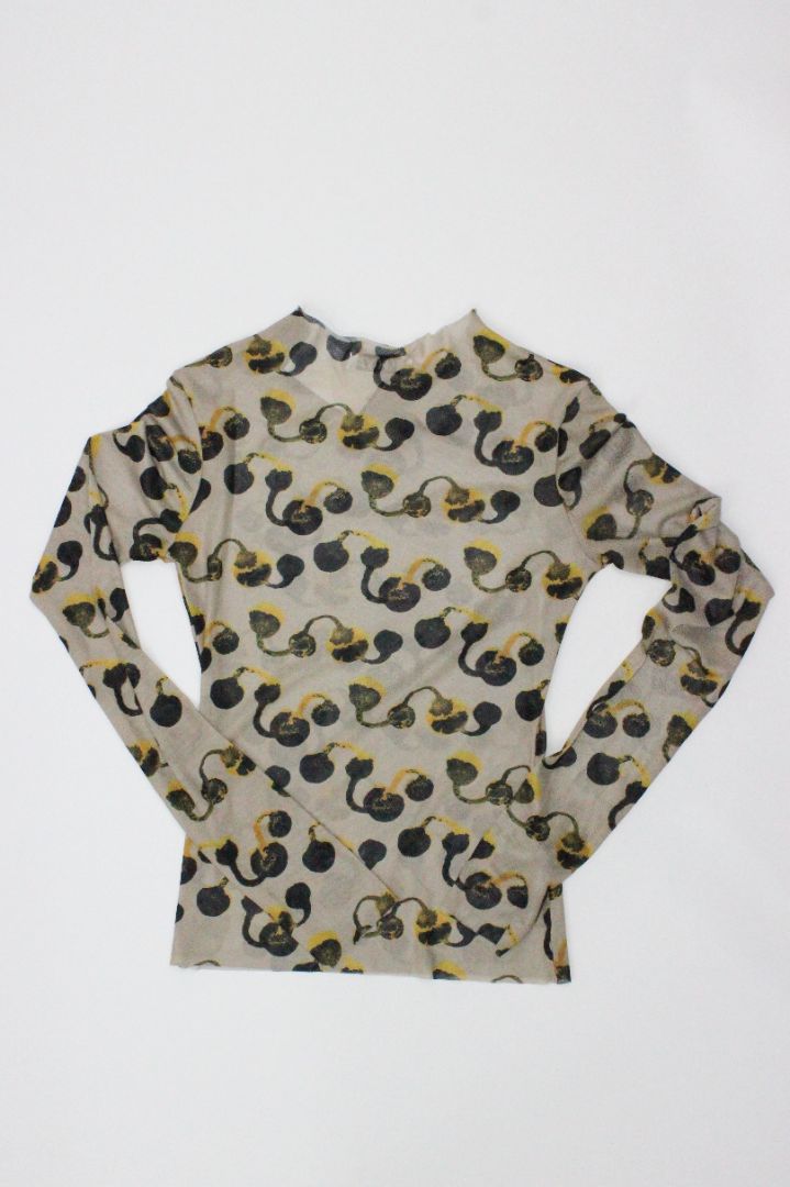 BINYA — Mesh Blouse, XXS