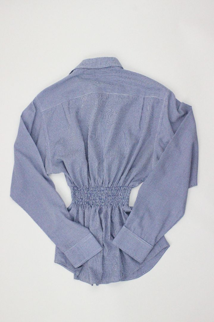 REWORKED — Shirred Blouse