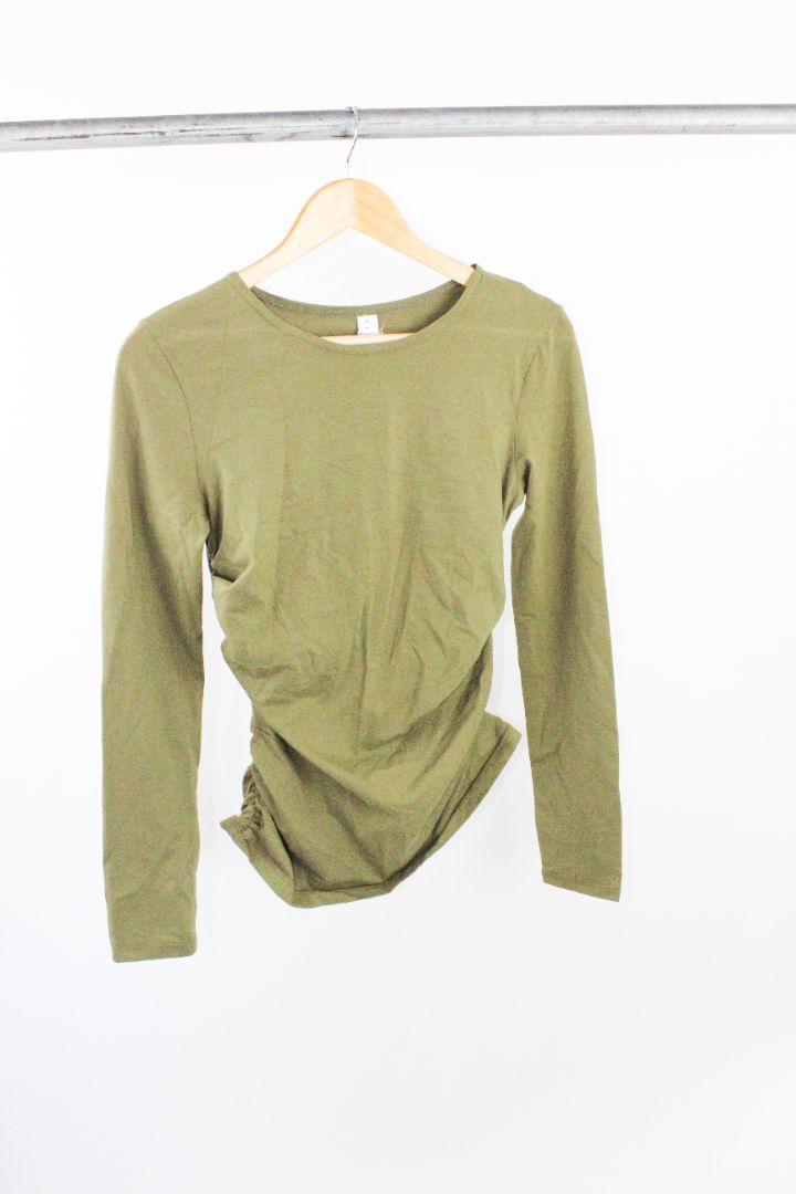 BLOUSE, ELLIS, GREEN, M