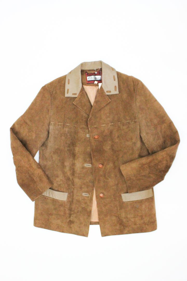 VINTAGE — Leather Jacket, M