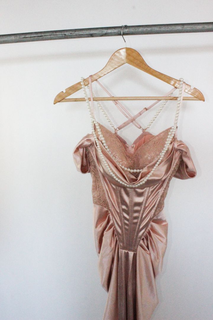 MIDI DRESS, LACE MADE, M