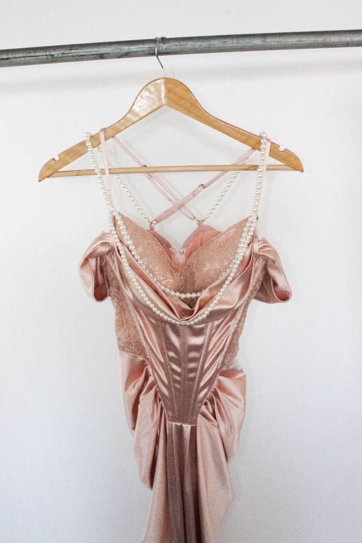 MIDI DRESS, LACE MADE, M