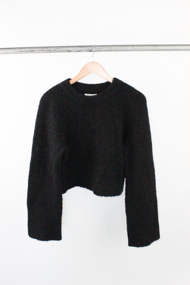 KNIT, CLEA, BLACK, M
