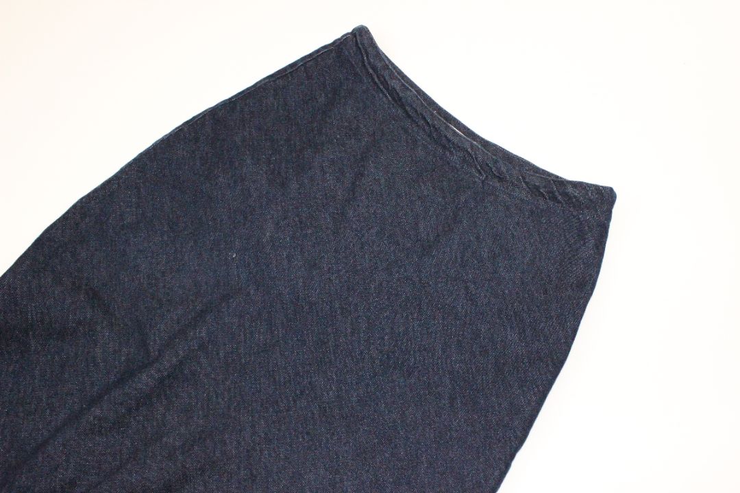 ZARA — Denim Midi Skirt, M