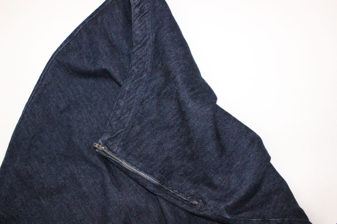 ZARA — Denim Midi Skirt, M