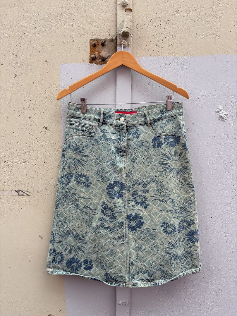 Y2K, MIDI SKIRT, FCUK JEANS, M