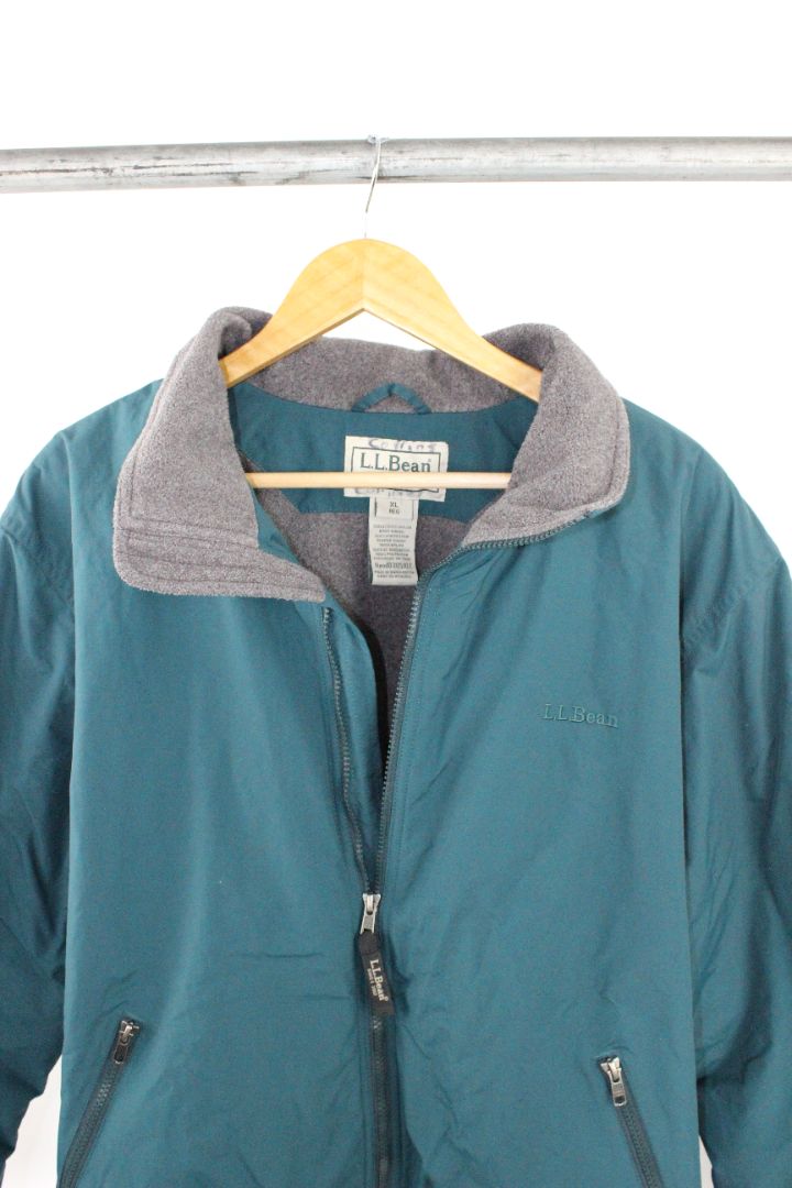 JACKET, L.L. BEAN, TEAL, XL