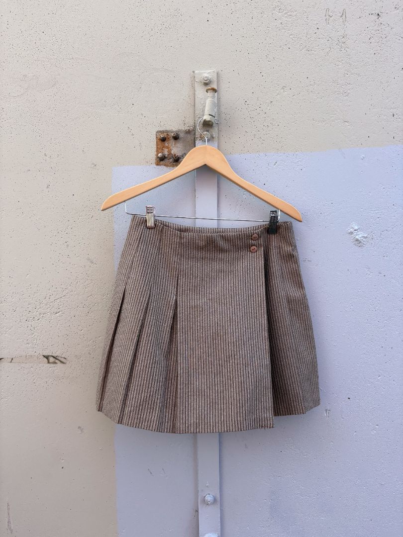VINTAGE, MINI SKIRT, L