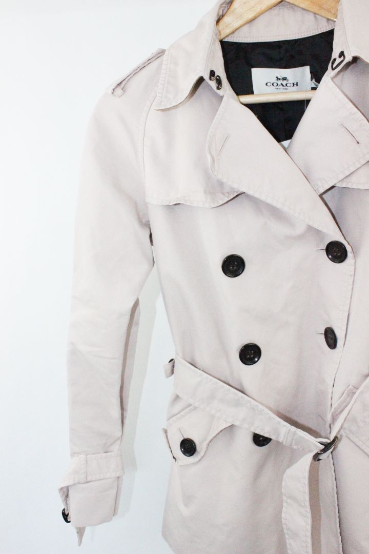 COAT, COACH, PINK, XS