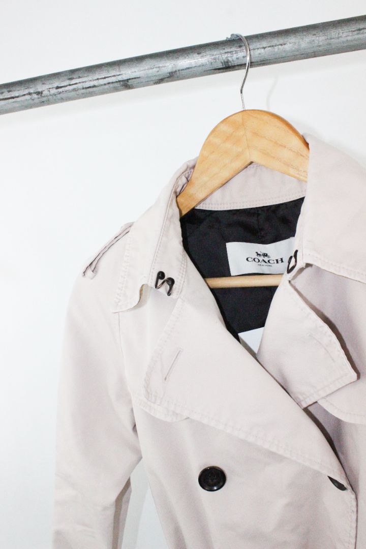 COAT, COACH, PINK, XS