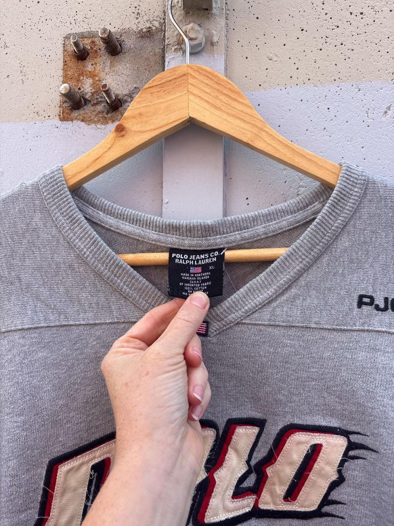 VINTAGE, KNIT, POLO JEANS CO., XL