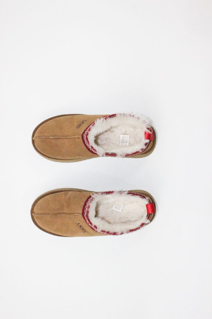 SHOES, UGG, BROWN/RED, 41