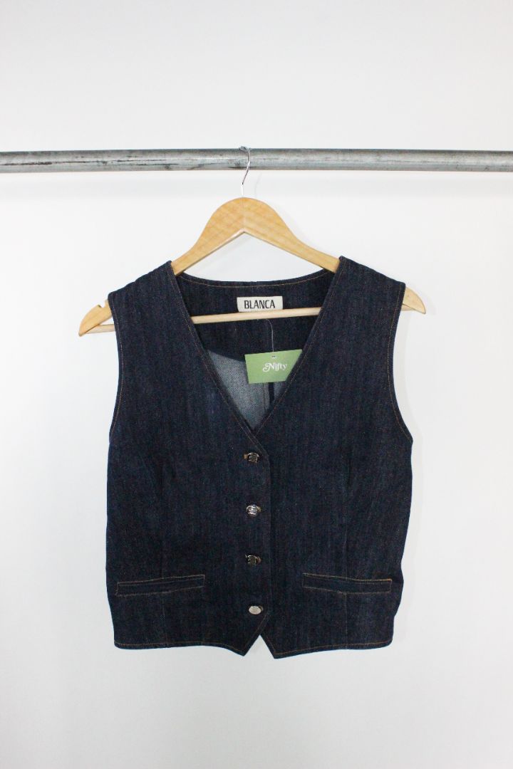 VEST, BLANCA, M/L