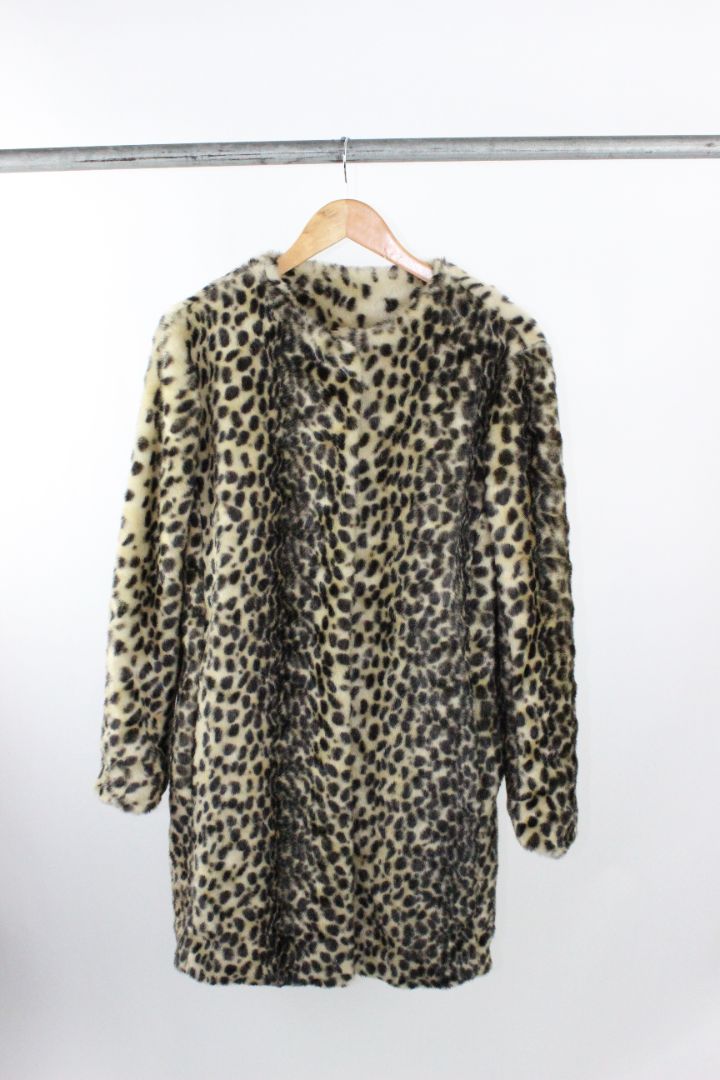 COAT, STORM, CREAM/BLACK, M