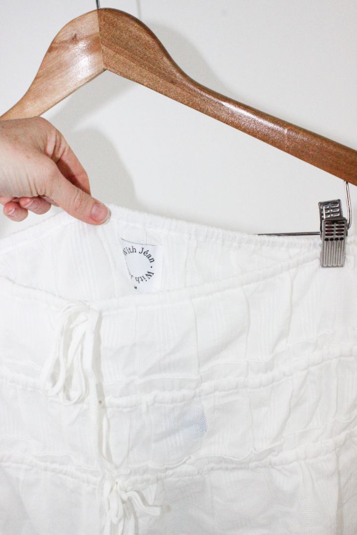 MINI SKIRT, WITH JEAN, M