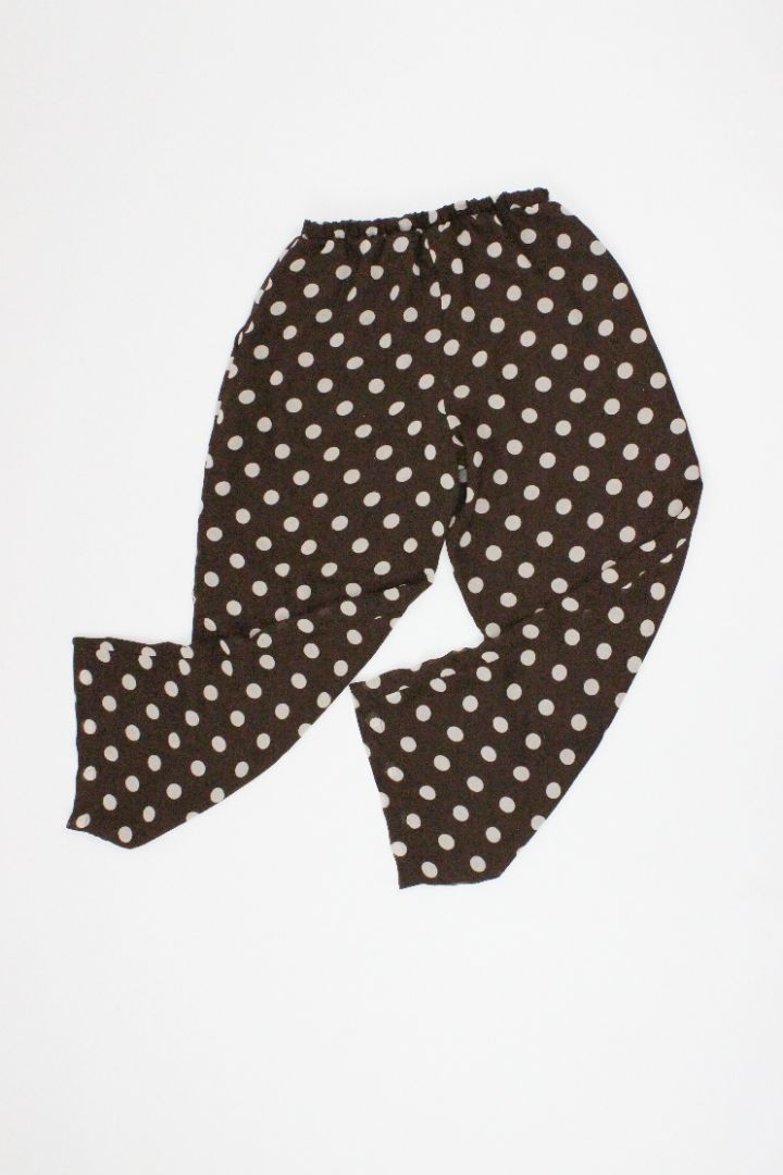 PANTS, LISA SAYS GAH!, BROWN/WHITE, L