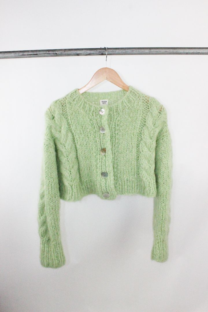 CARDIGAN, FRISSON KNITS, M