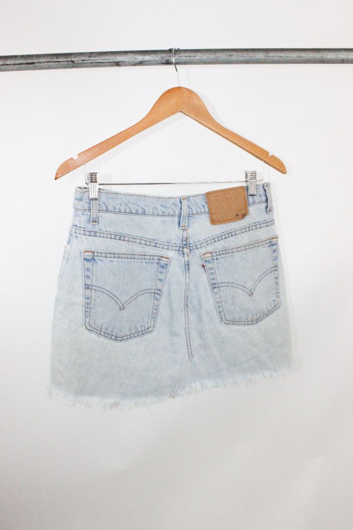 VINTAGE, MINI SKIRT, LEVIS, 12