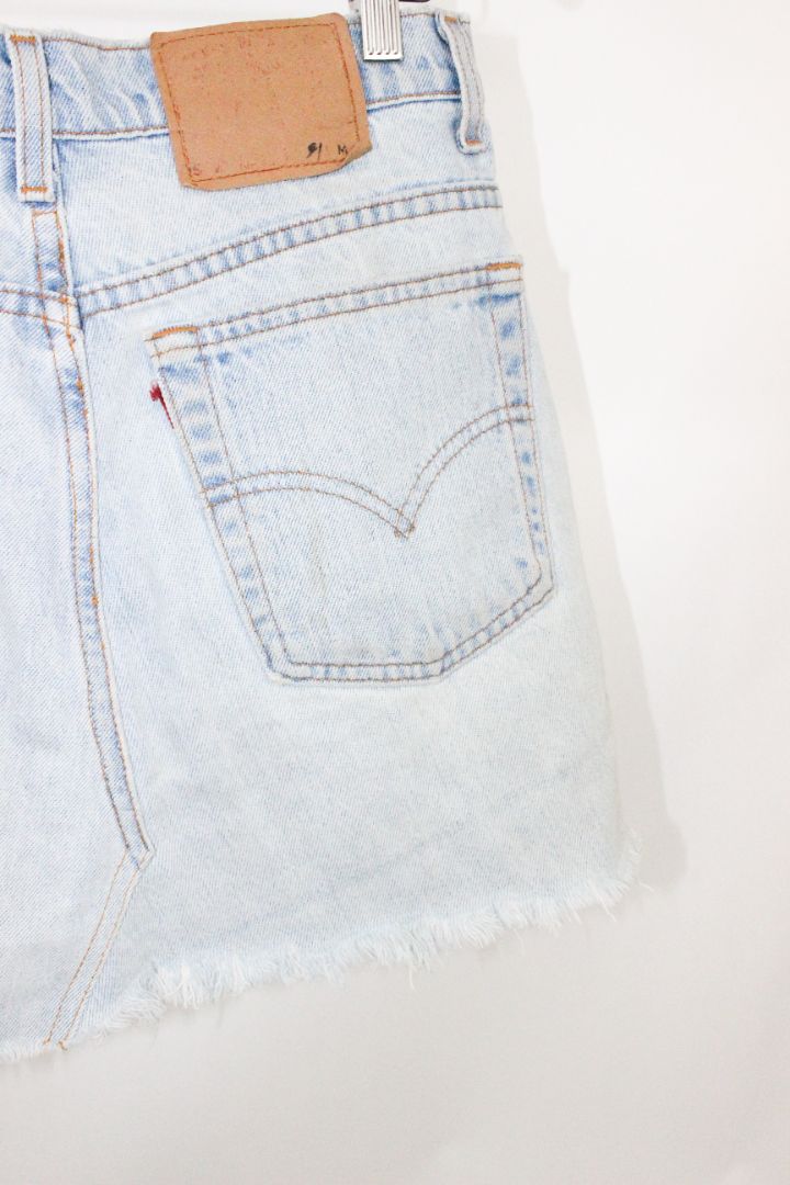 VINTAGE, MINI SKIRT, LEVIS, 12