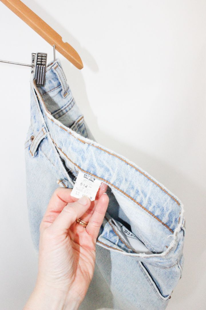VINTAGE, MINI SKIRT, LEVIS, 12
