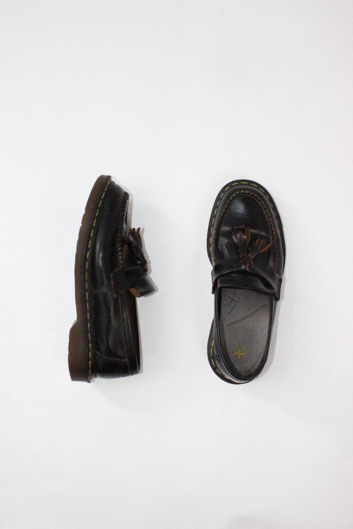 SHOES, DR MARTEN, BLACK, 39, LOAFERS