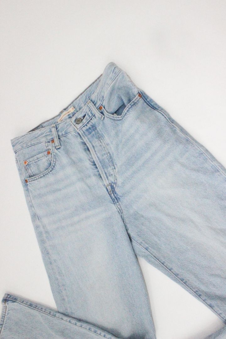 JEANS, LEVI'S, BLUE DENIM, 27