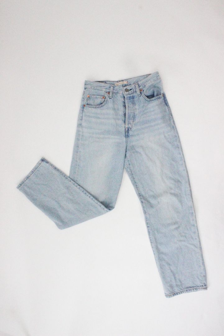 JEANS, LEVI'S, BLUE DENIM, 27