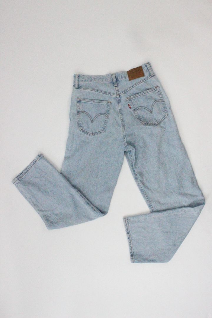 JEANS, LEVI'S, BLUE DENIM, 27