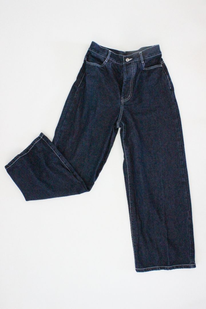 JEANS, KOWTOW, BLUE DENIM, M