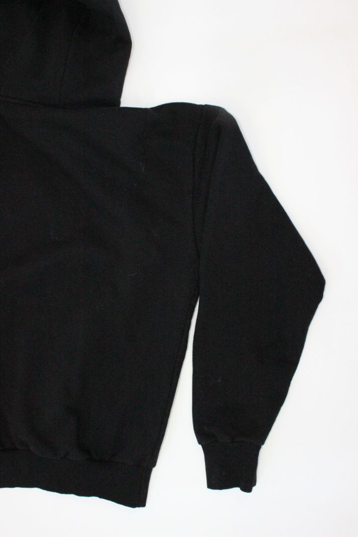 HOODIE, IN PRINT WE TRUST, BLACK, L