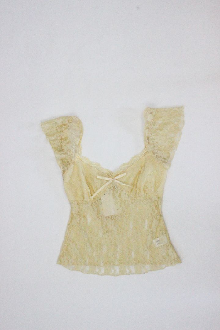 BLOUSE, ALL FOR MIMI, YELLOW, M