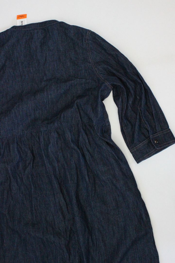 MAXI DRESS, LOLLYS LAUNDRY, BLUE DENIM, 16