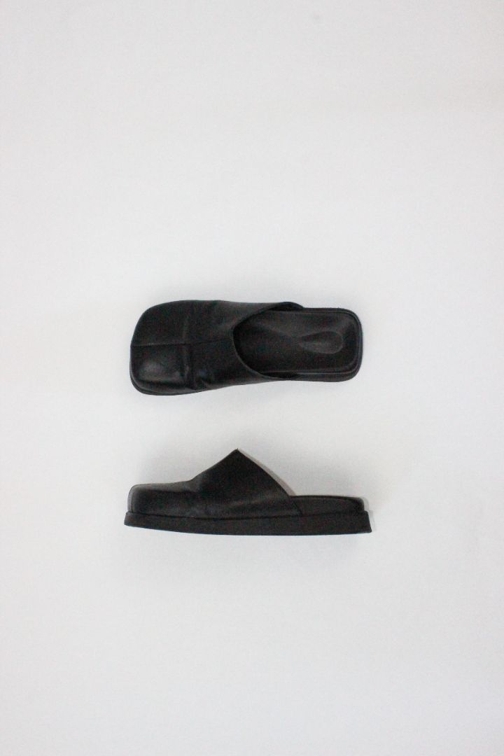 SHOES, ALOHAS, BLACK, 37