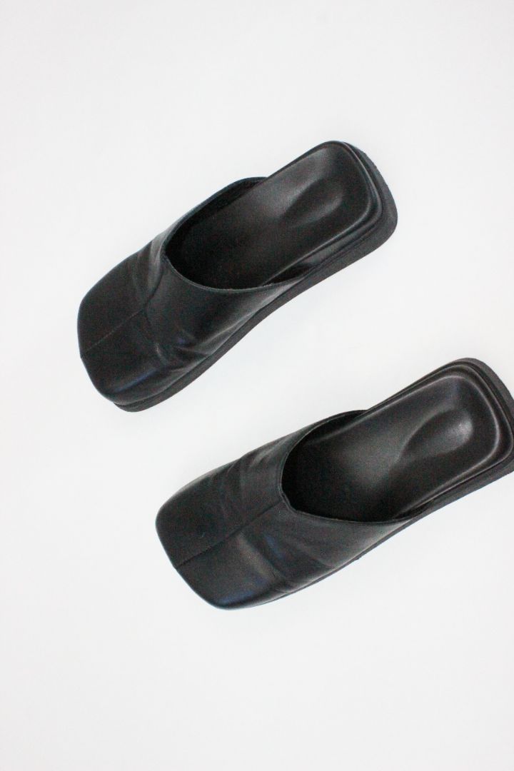 SHOES, ALOHAS, BLACK, 37