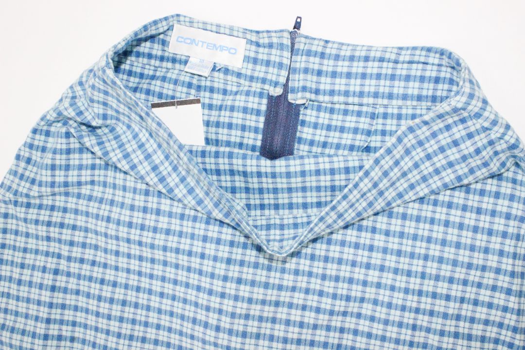 MINI SKIRT, CONTEMPO, BLUE, 10