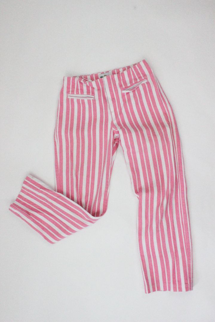 PANTS, HOLIDAY, PINK/WHITE, M